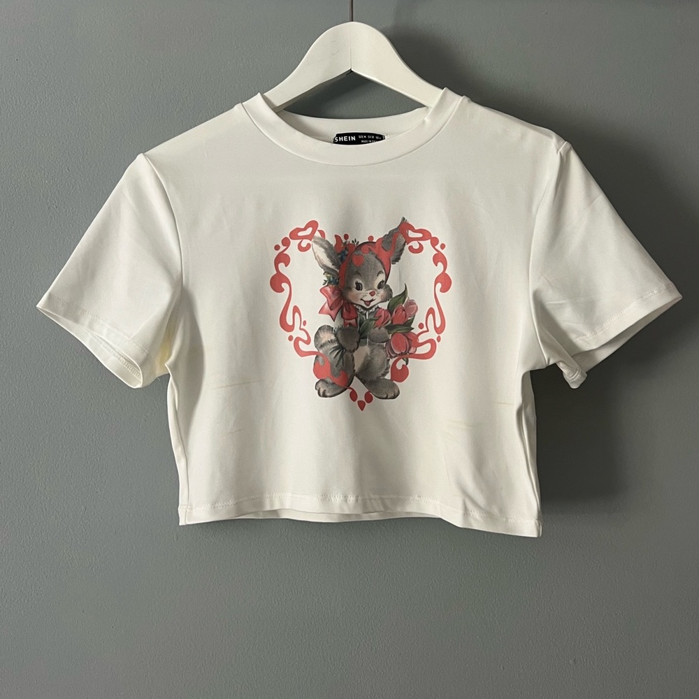 White Crop Top